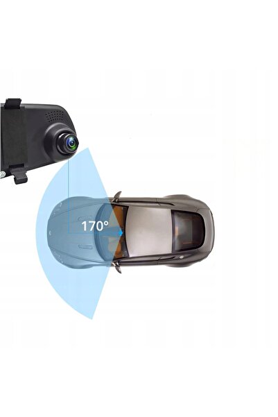 NO BRAND Cameră DVR auto tip oglindă 32GB, față "