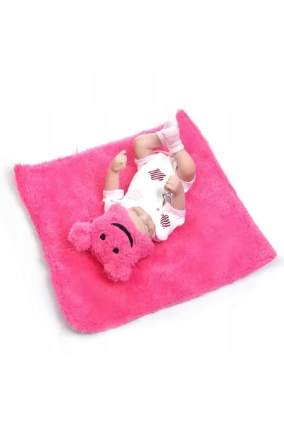 NO BRAND Păpușă bebeluș reborn din silicon, imitație realistă, gemeni, 29 cm