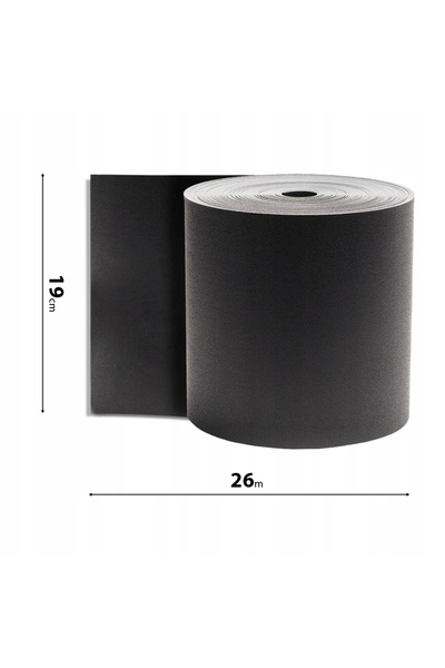 NO BRAND Bandă de gardă Elite 19cm X 26m Antracit 750G/M2 PP