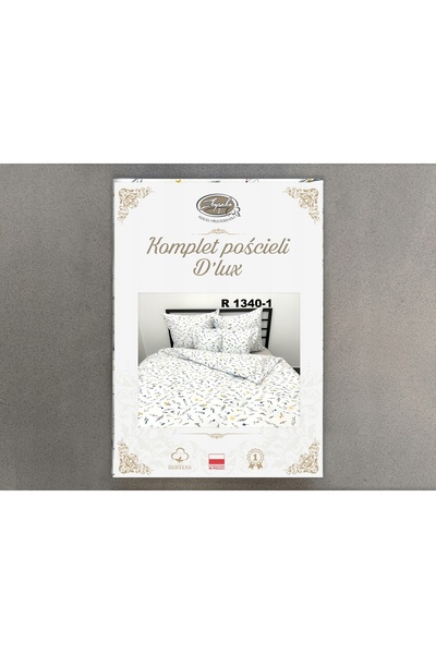 NO BRAND Lenjerie de pat Bumbac 160X200 Lux 1340-1 Flori sălbatice