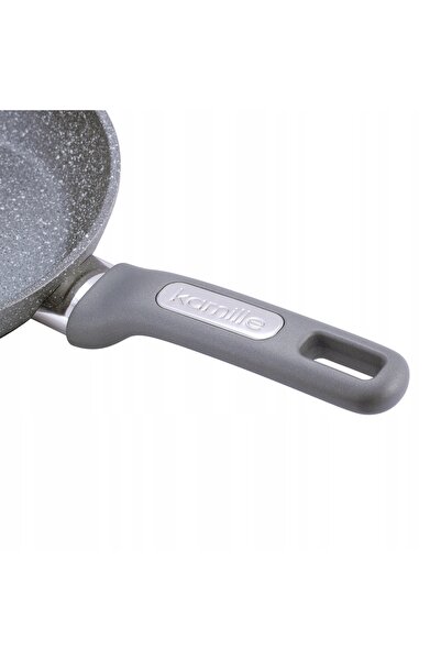 NO BRAND Tigaie din granit 28 cm, antiaderentă, pentru inducție și gaz