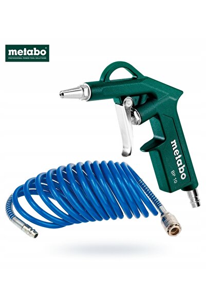 NO BRAND Metabo Bp10 Pistol de suflat + Furtun spiralat