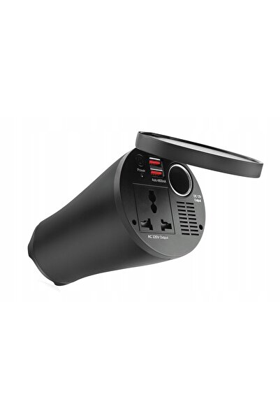 NO BRAND Convertor de tensiune tip cupă 12V/230V