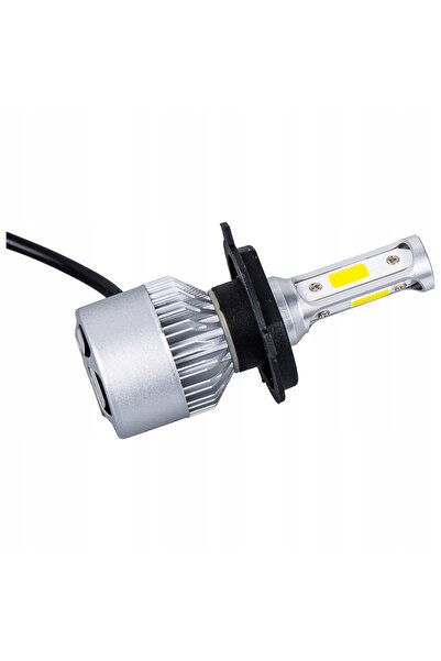 NO BRAND Bec H4 12V LED COB 6500K M-Tech 2 buc.