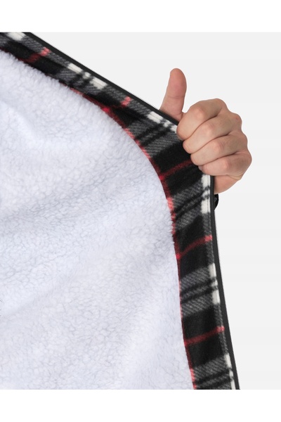 NO BRAND Cămașă călduroasă din fleece pentru bărbați 22097-5 9XL