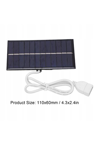 NO BRAND Încărcător solar Telefon Smartphone Panou USB