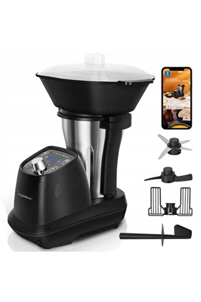 NO BRAND Robot de bucătărie cu funcție de gătit 1200W 12 Programe