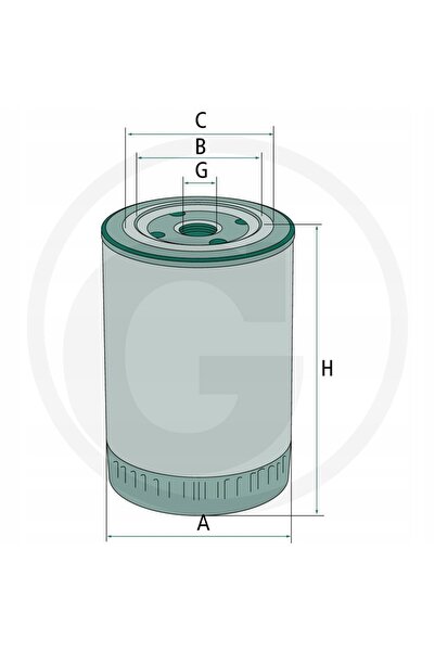 NO BRAND Filtru de ulei W940.5 Pmlf4056 Lf4056 Oc26 P551453
