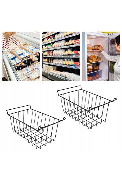 NO BRAND Coș pentru congelator tip ladă, Coșuri pentru frigider, 2 bucăți, 47...