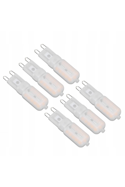 NO BRAND Bec LED G9 5W Cald Neutru Rece 6 bucăți