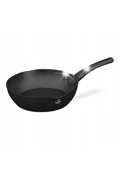 NO BRAND Tigaie cu două compartimente de 28 cm, Fashion FTV-0029 Negru mat-au...
