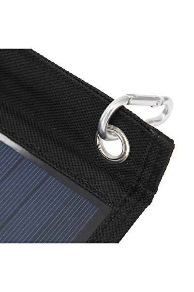 NO BRAND Încărcător solar Panou solar Pliabil de turism USB 20W 5V