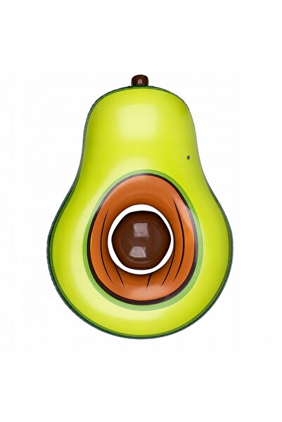 NO BRAND Saltea gonflabilă de înot cu avocado și minge, 170 cm, XXL, verde