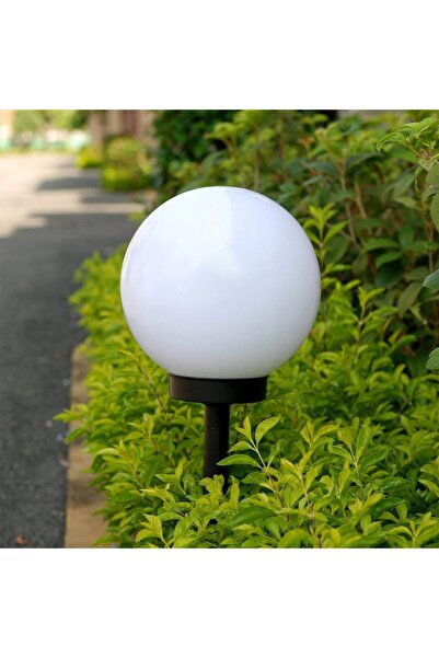 NO BRAND Lampă Solară de Grădină Tip Bilă 15 cm LED IP44 cu Senzor de Apus de Zi