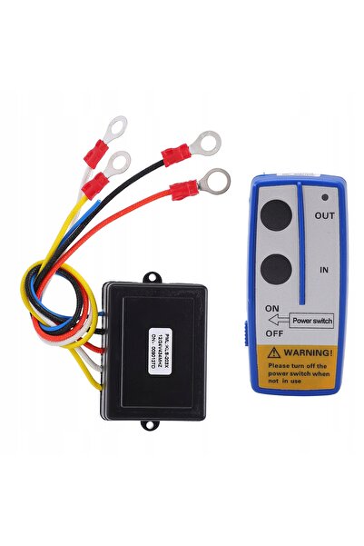 NO BRAND Kit telecomandă wireless pentru troliu, telecomenzi radio 12V 24V