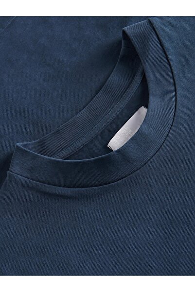 NO BRAND Tricou fără mâneci, albastru marin, din bumbac, uni, clasic, Reserve, L