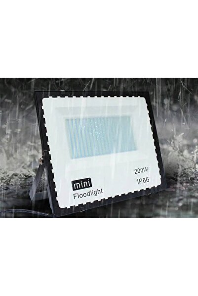 NO BRAND Proiector Xmx 200W alb 18000 lm senzor de mișcare IP66