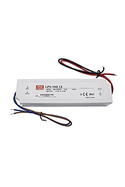 NO BRAND Mean Well LPV-100-5 Alimentare LED 5V 100W 12A IP67