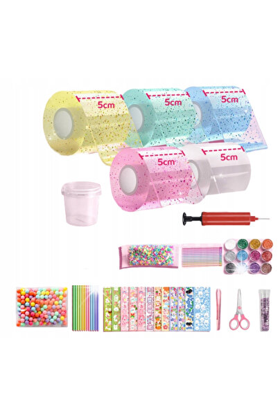 NO BRAND Set DIY de bandă nano cu bule de săpun - Jucărie antistres