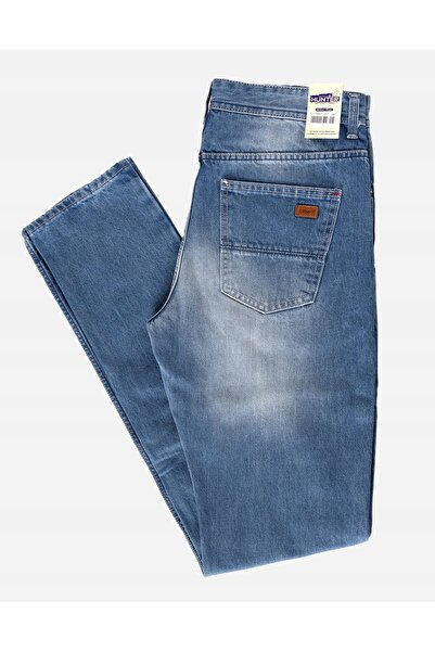 NO BRAND Blugi deschiși la culoare, pantaloni bărbați, blugi Texas pentru băr...