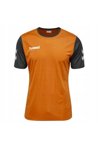 NO BRAND Tricou sport portocaliu clasic cu logo Hummel 116