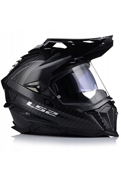 NO BRAND Casca cu vizieră LS2 MX701 EXPLORER CARBON L, cască pentru quad