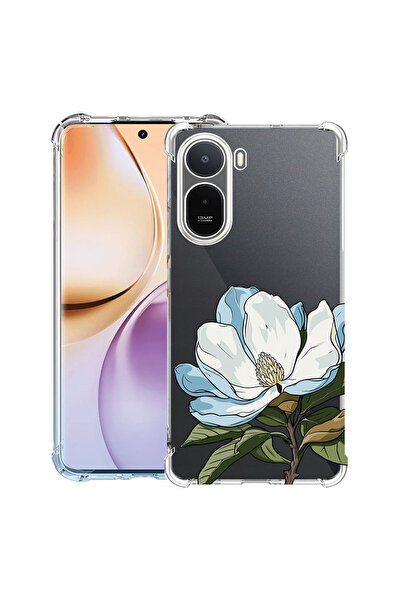 bestcase ®   Husă Antișoc pentru Xiaomi Redmi A7 Pro, Floral - Magnolie Albas...