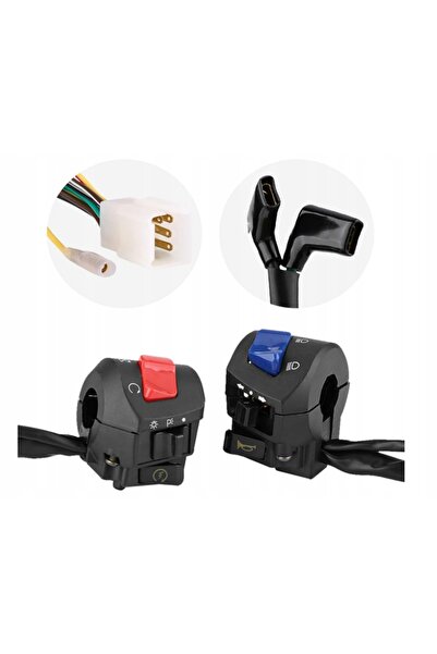 NO BRAND Comutatoare ghidon motocicletă Dreapta și Stânga 7/8 inch Claxon Apr...
