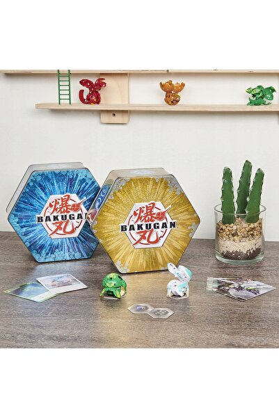 NO BRAND Bakugan Baku-Tin Cutie Metalică Albastră