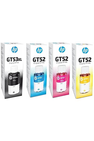 NO BRAND Set 4 cartușe de cerneală HP GT53XL GT52 GT-53 XL GT-52