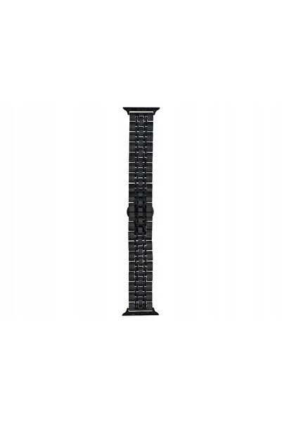 NO BRAND Curea pentru Apple Watch 42 44 45 49 mm metalică clasică GlacierX negru