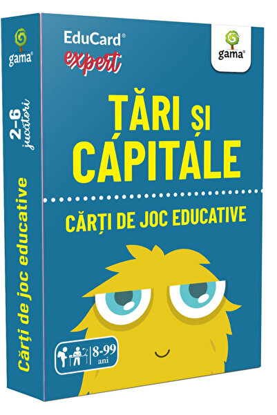 Editura Gama Cărți de joc educative - Țări și capitale