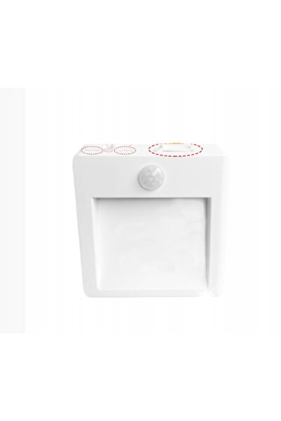 NO BRAND Lampă de veghe LED cu senzor de mișcare, automată (de la amurg la zo...