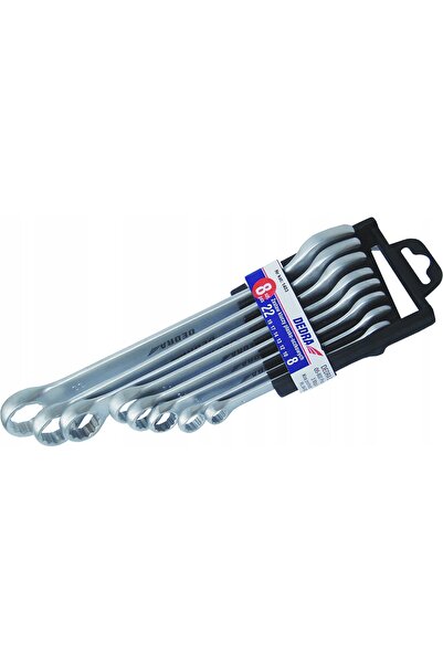 NO BRAND SET CHEI PLATE ȘI INELARE DEDRA 8 bucăți 8,10,12,13,14,17,19,22mm Cr...