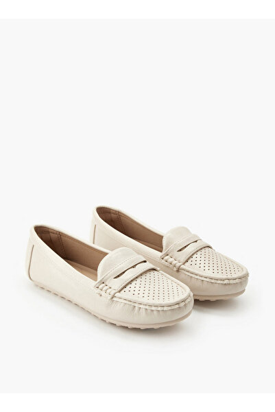 Le Confort Women Perforated Detail Pebble Sole Loafers