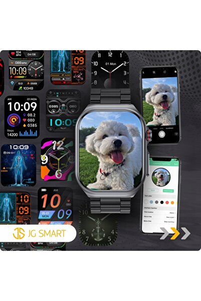 NO BRAND Smartwatch Jg Smart Jgs-580 EKG pentru vârstnici, Negru