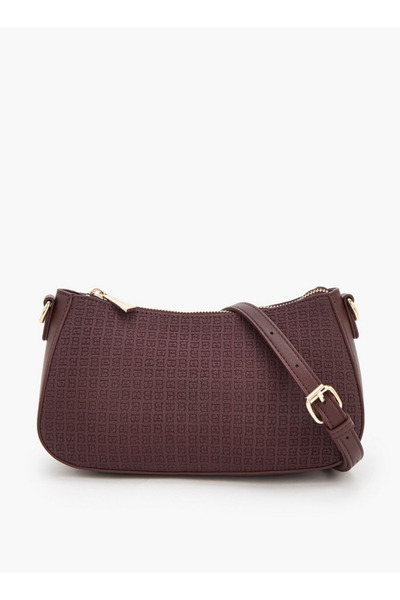 Flora Bella by Shoexpress حقيبة كروس بودي منقوشة بسحاب للإغلاق
