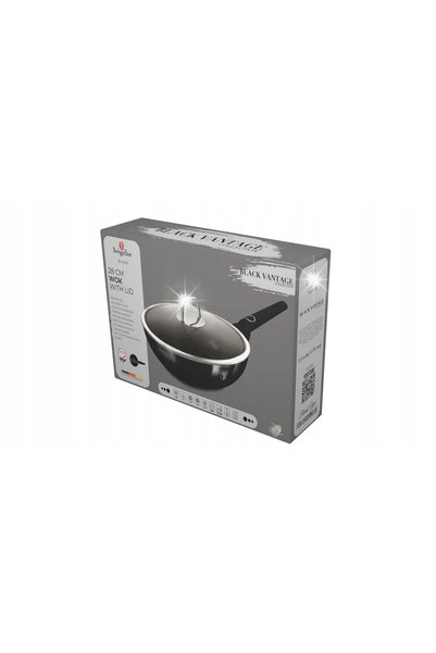 NO BRAND Tigaie Wok cu capac 28cm Berlingerhaus Black Vantage Bh-8218