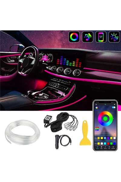 NO BRAND Benzi LED auto RGB 6m