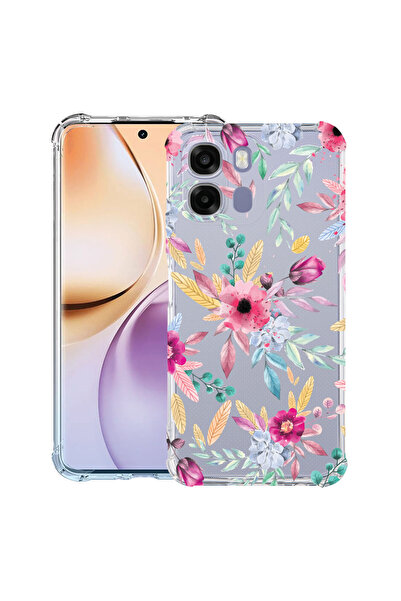 bestcase ®   Αντικραδασμική Θήκη Husa για Realme 16 Pro Plus, Χαρούμενα Λουλο...