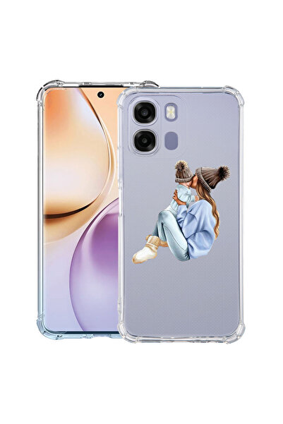 bestcase ®   Husă Antișoc pentru Realme 16 Pro Plus, Mamă cu o fiică și un bă...