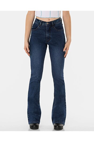 NO BRAND Pantaloni de damă, blugi evazați, Rogers 405, 64 cm