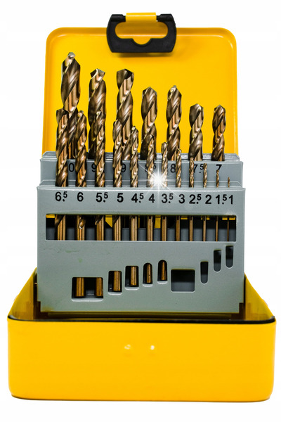 NO BRAND Tediam Hss Cobalt 19 El. Set de burghie pentru metal