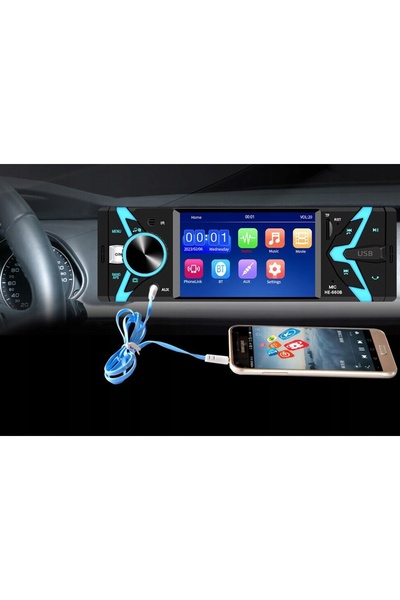NO BRAND Radio auto 1 DIN FM MP3 MP4 MP5 AUX USB Ecran LCD BT