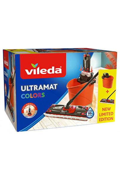 NO BRAND Găleată și Mop Rotativ Vileda Easy Wring Clean Culori Portocalii