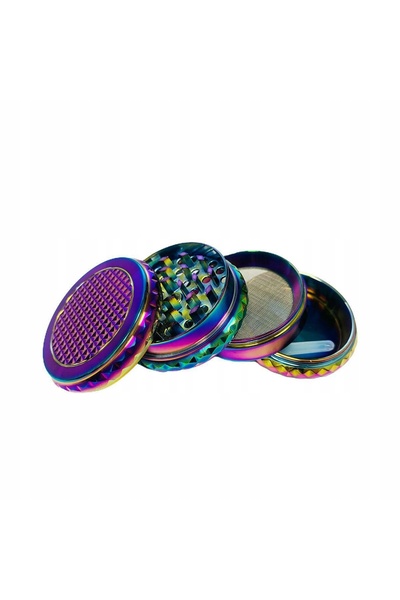 NO BRAND Râșniță metalică colorată pentru flori uscate de CBD, cadou
