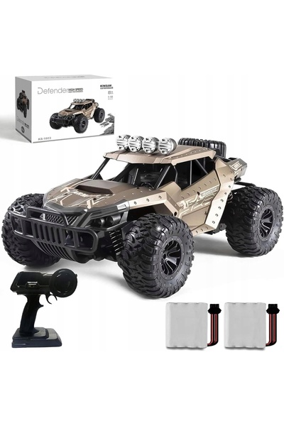 NO BRAND Mașină off-road cu telecomandă, 25 km/h, 2 baterii, autonomie de 90 ...