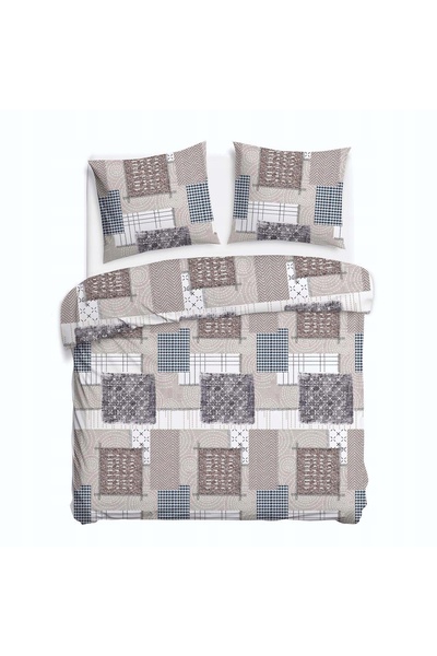 NO BRAND Set de lenjerie de pat din flanelă de bumbac 160x200
