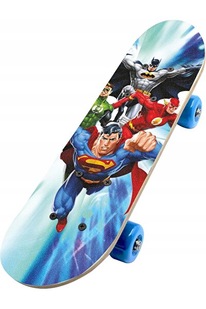 NO BRAND Mini skateboard din lemn de 43cm, colorat, pentru copii