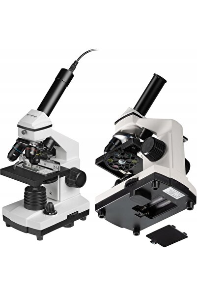 NO BRAND Microscop Biologic 1280X cu Cameră USB, Iluminare LED, Kit Educațion...